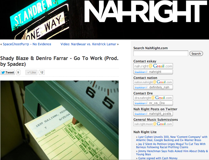 "Go To Work" - NahRight