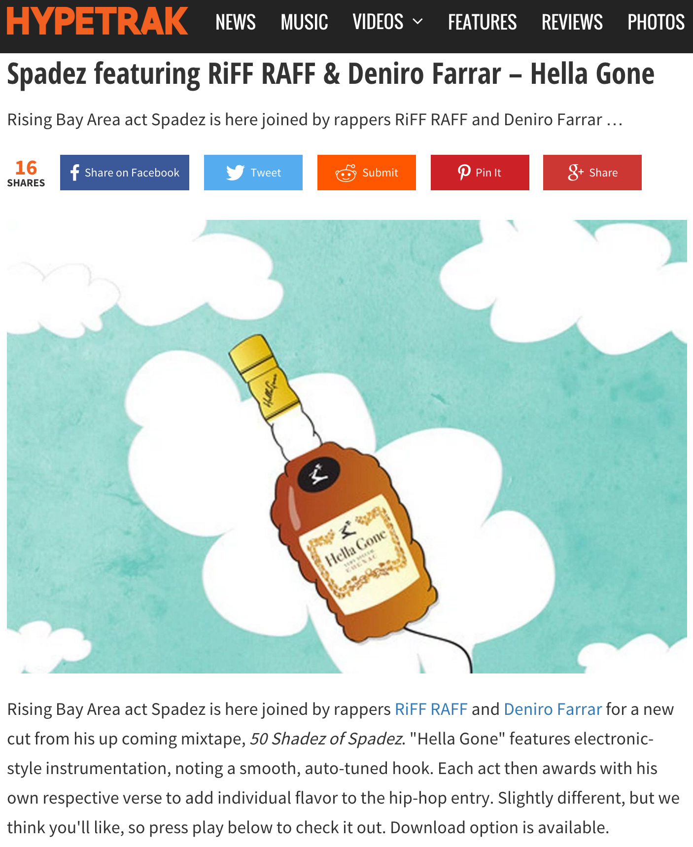 "Hella Gone" - HypeTrak