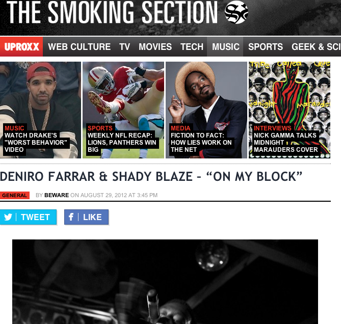 "On My Block" - The Smoking Section