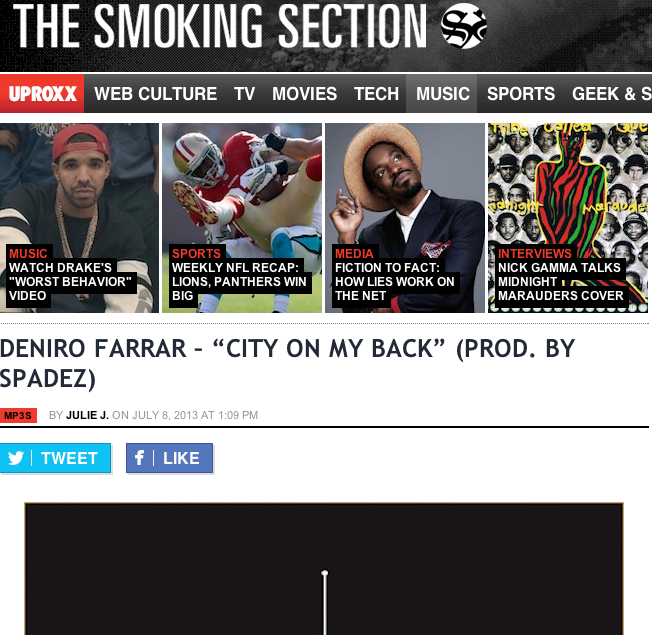 "City On My Back" - The Smoking Section