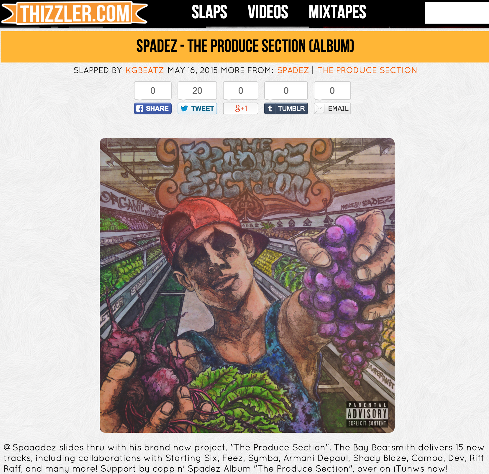 The Produce Section - Thizzler