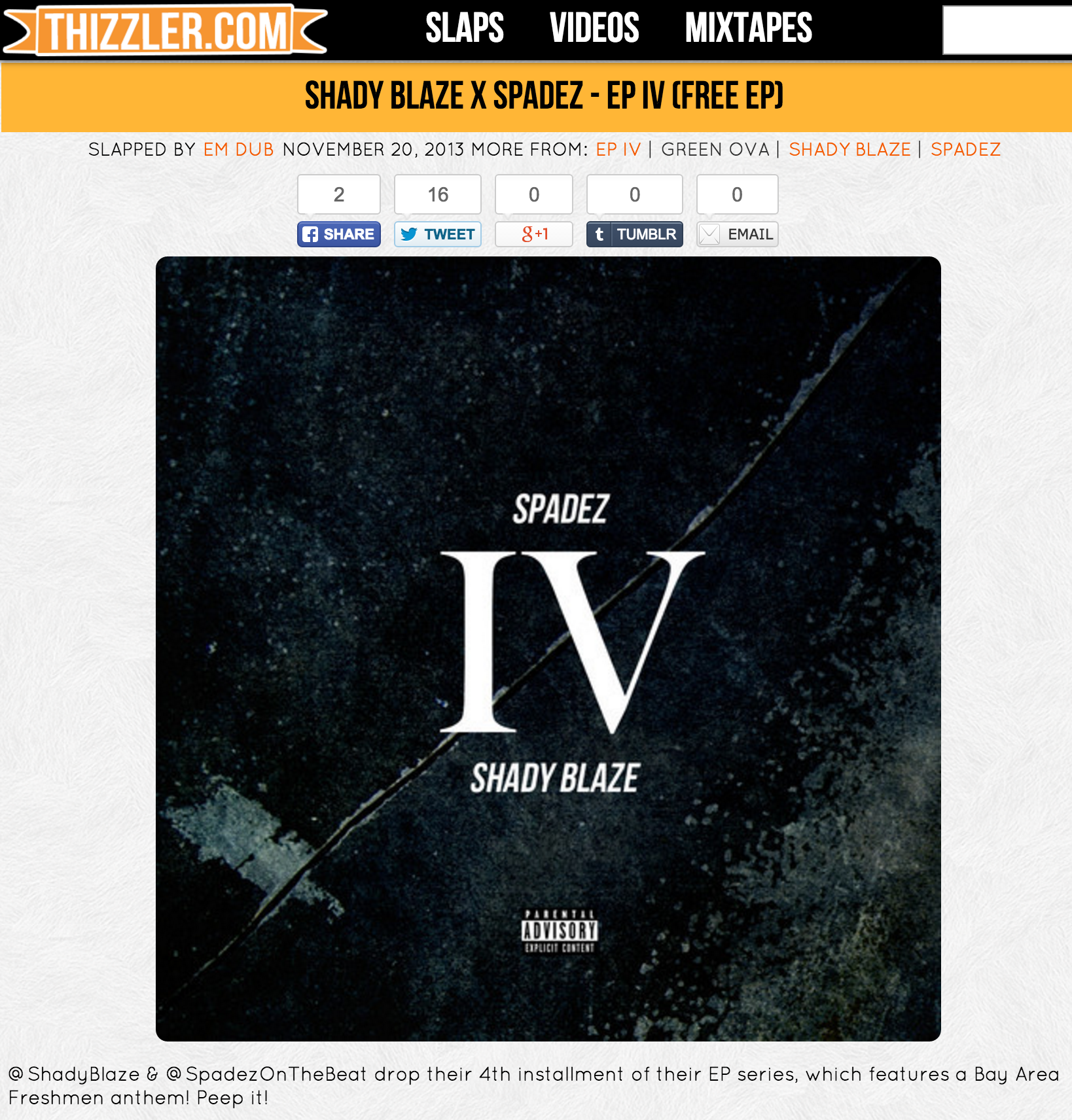 IV (EP) - Thizzler