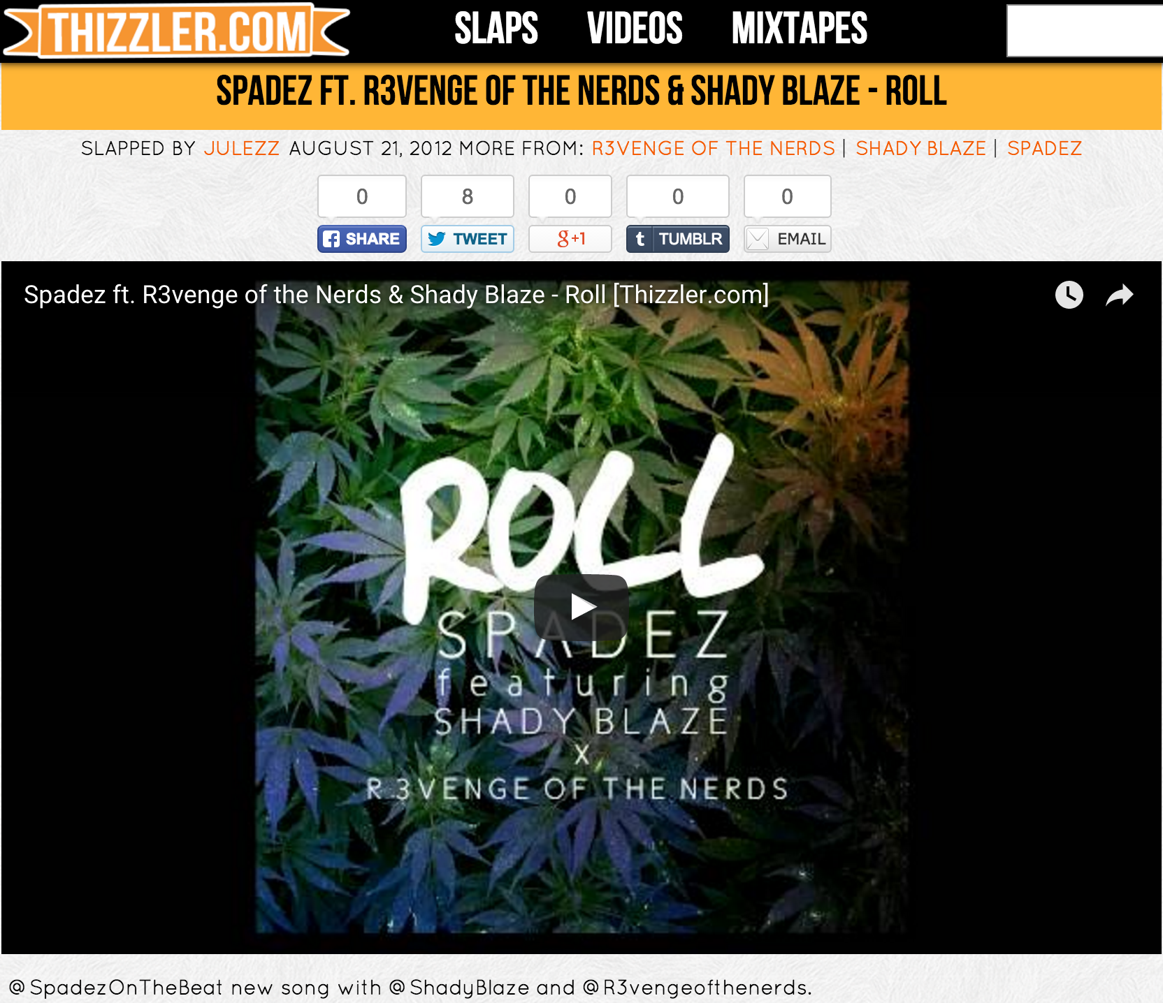 "Roll" - Thizzler