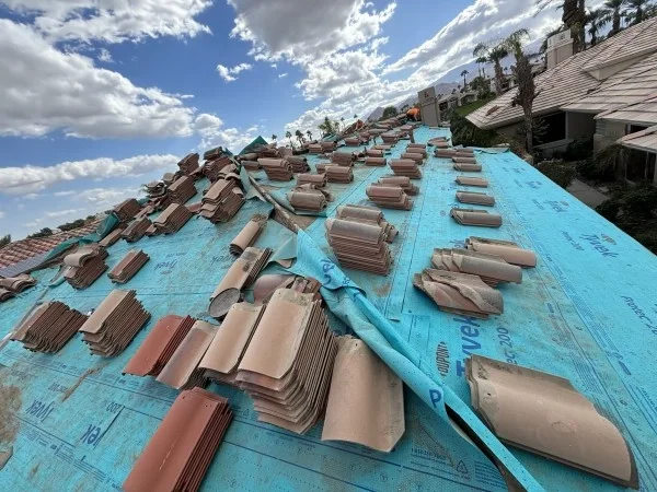 Roof replacement project
