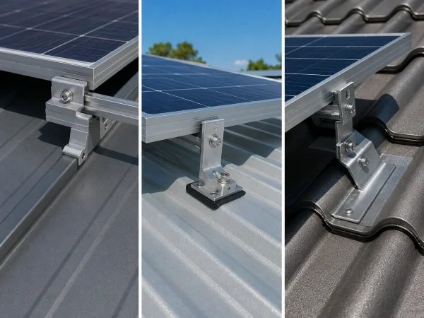 Solar mounting methods compared for standing seam, corrugated, and metal tile roofs