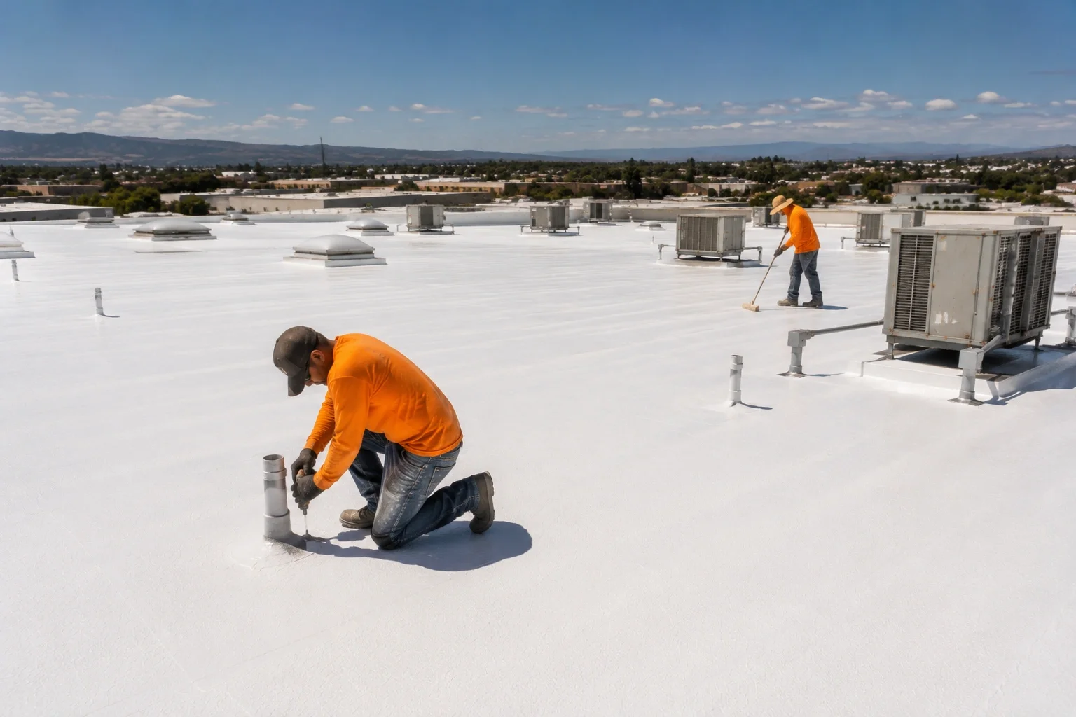 Spray foam maintenance
