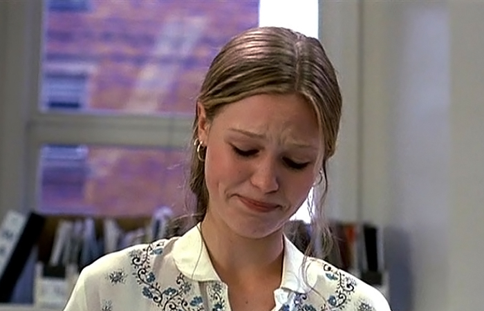But mostly I hate the way I don't hate you. Not even close, not even a little bit, not even at all. "10 Things I Hate About You," 1999