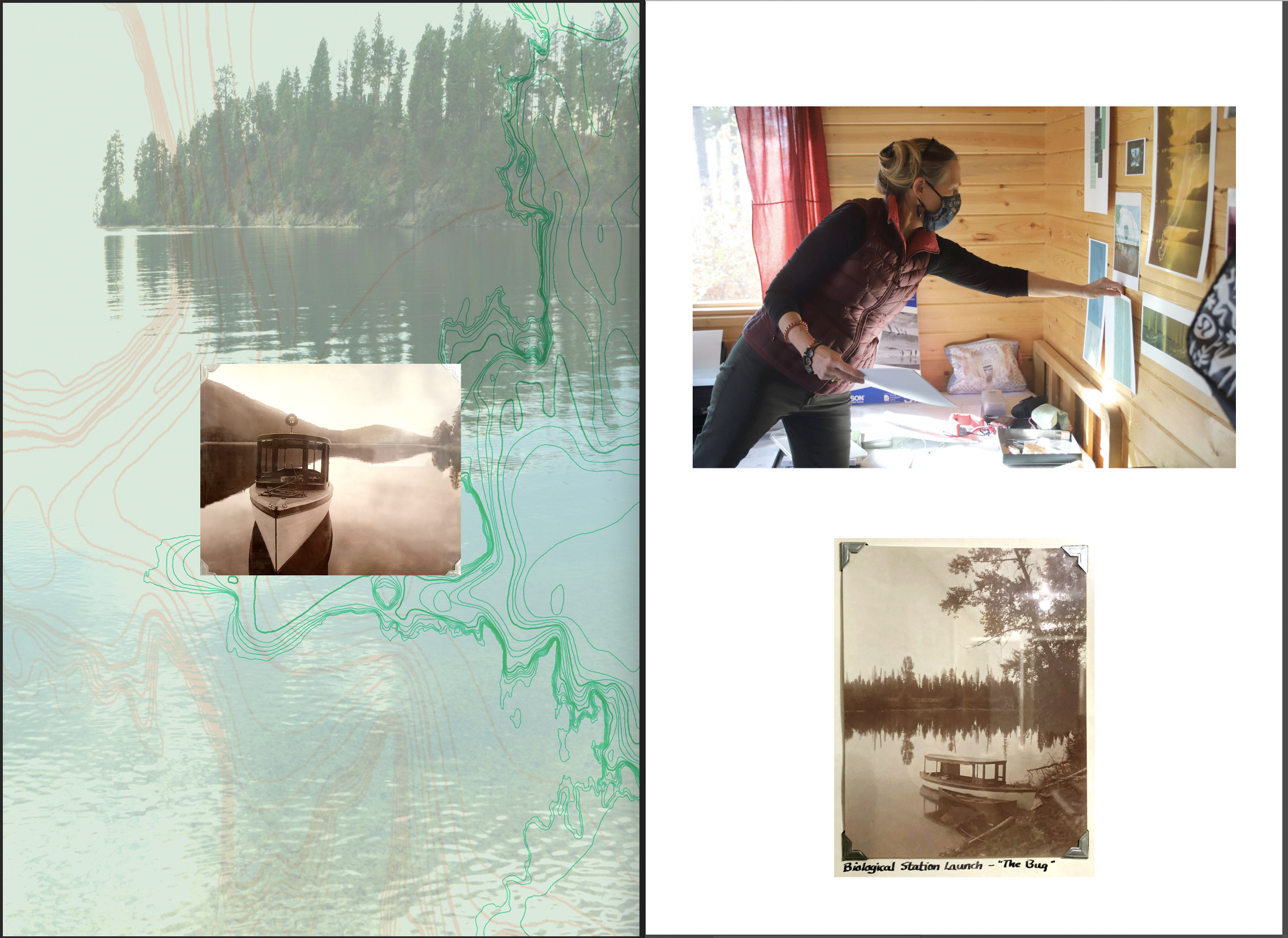 Artist Residency, Flathead Lake Biological Station, Montana, 2020 