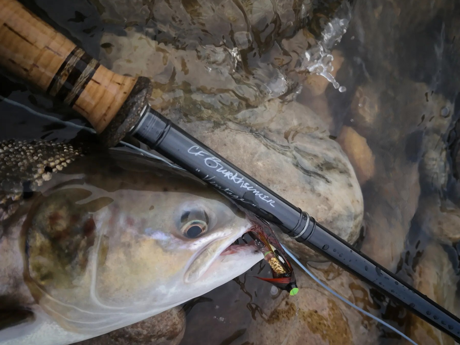 cf burkheimer fly fishing rods Trout Classic Rod And they do it well CF Burkheimer Vintage 8' 9"