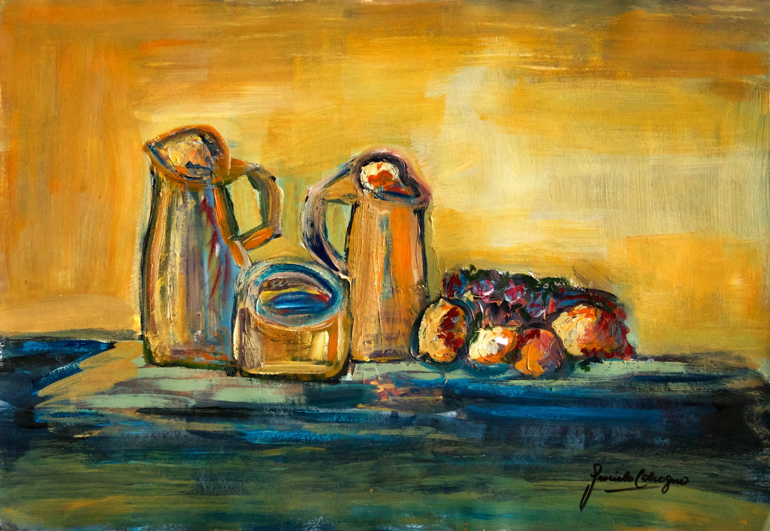 Acrylic on canvas by Graciela Calcagno