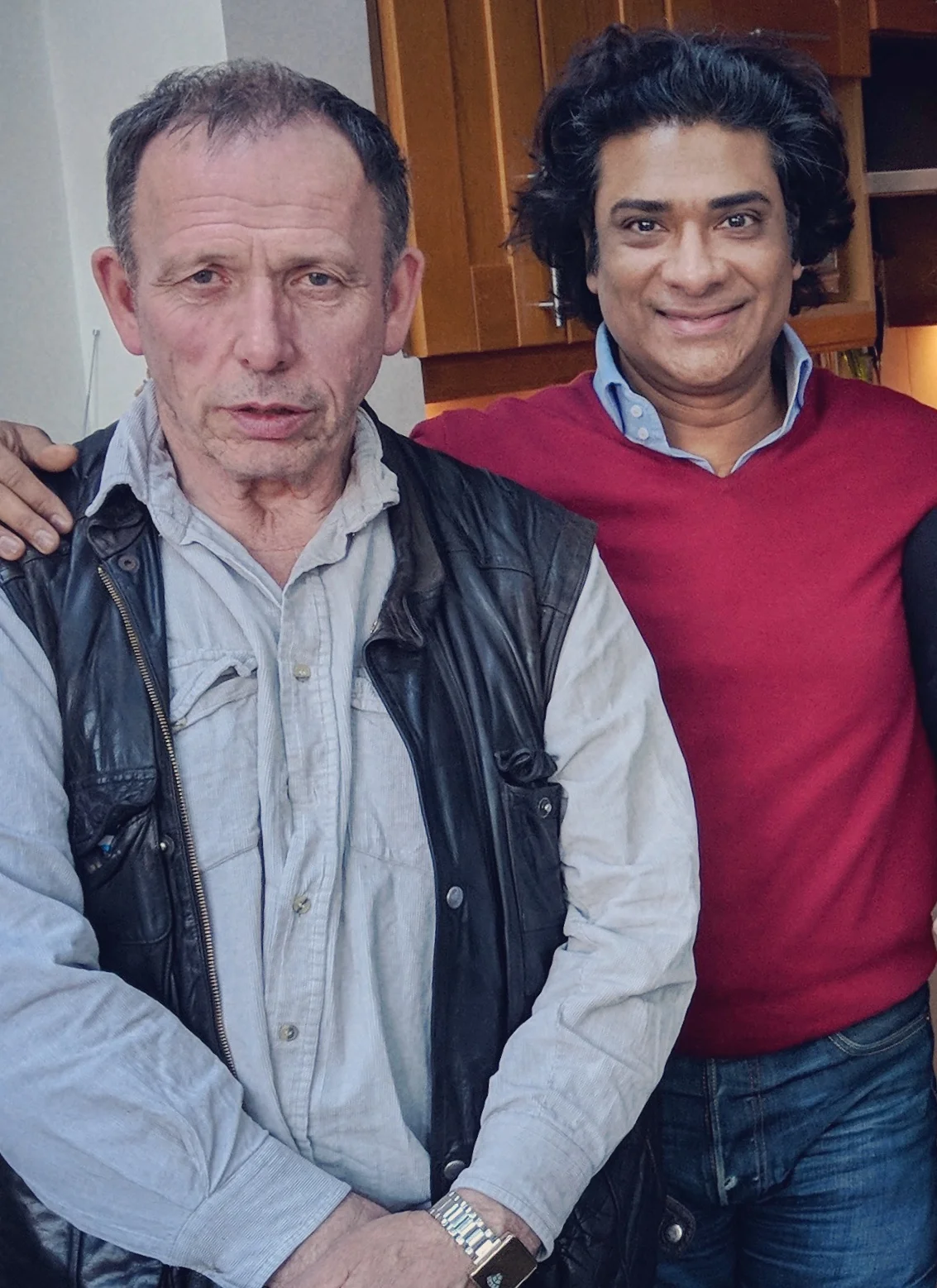 Desmon O’Keefe Gentle ( left ) with Neil Latchman ( right )
