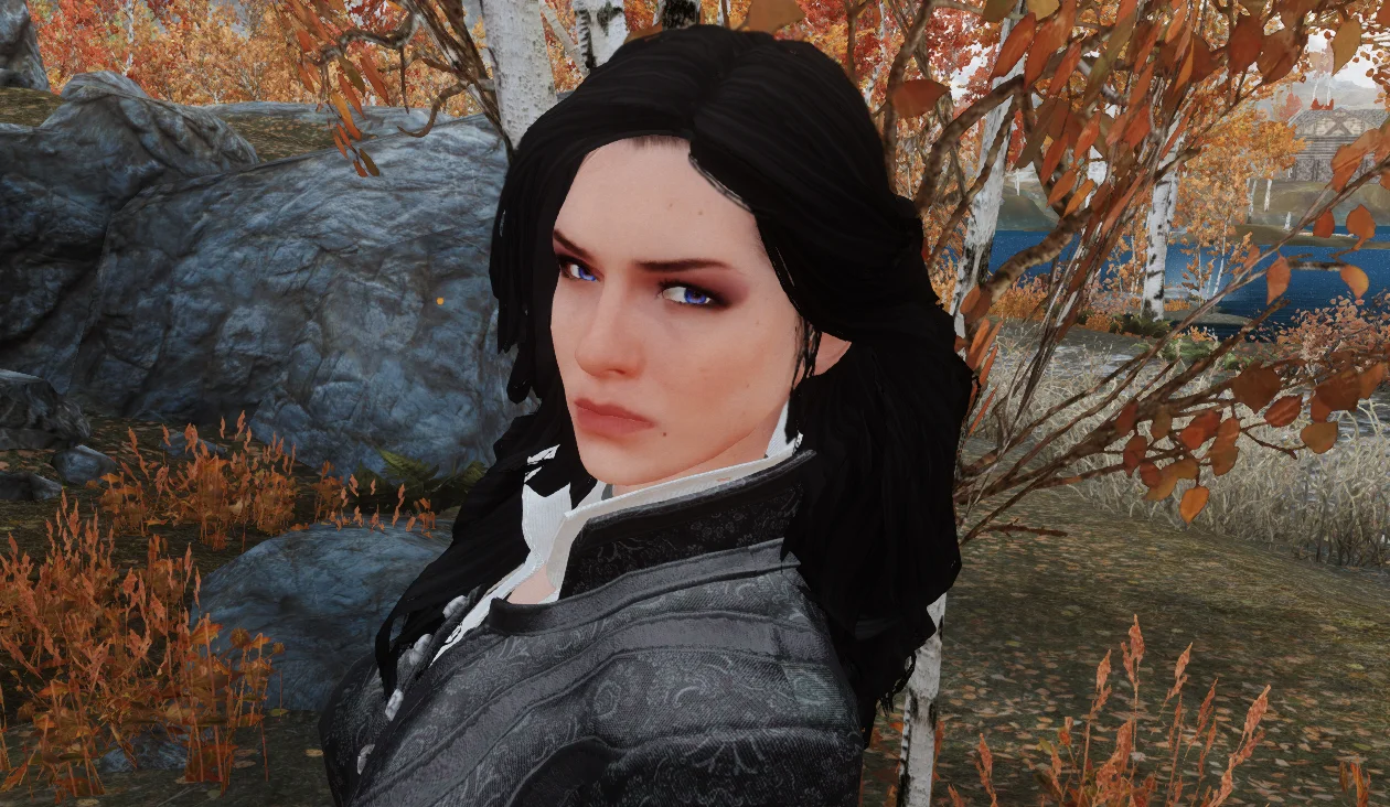 OoO yeah...Yennefer in Skyrim!