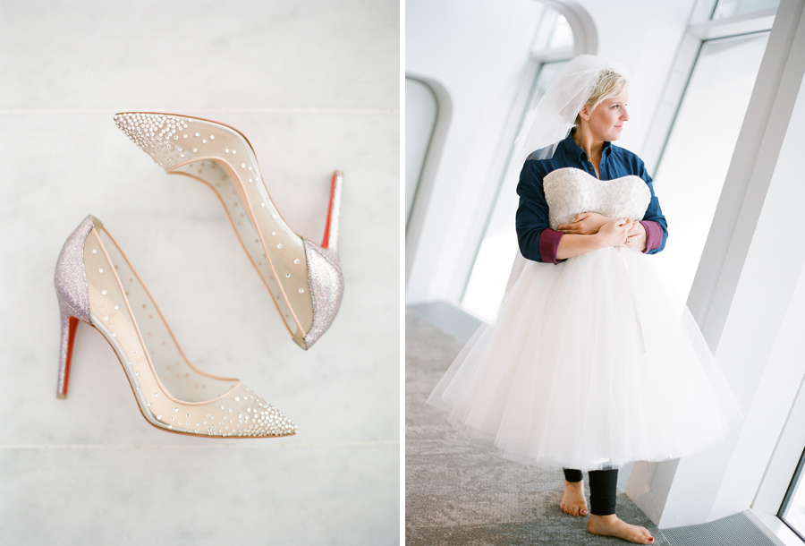 milwaukee art museum wedding christian louboutin