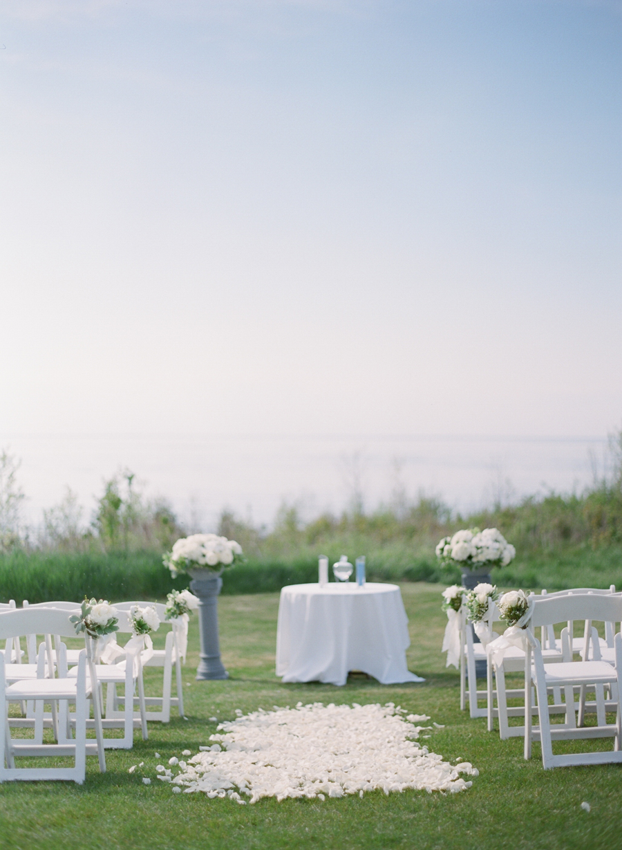 horseshoe bay beach club wedding ceremony