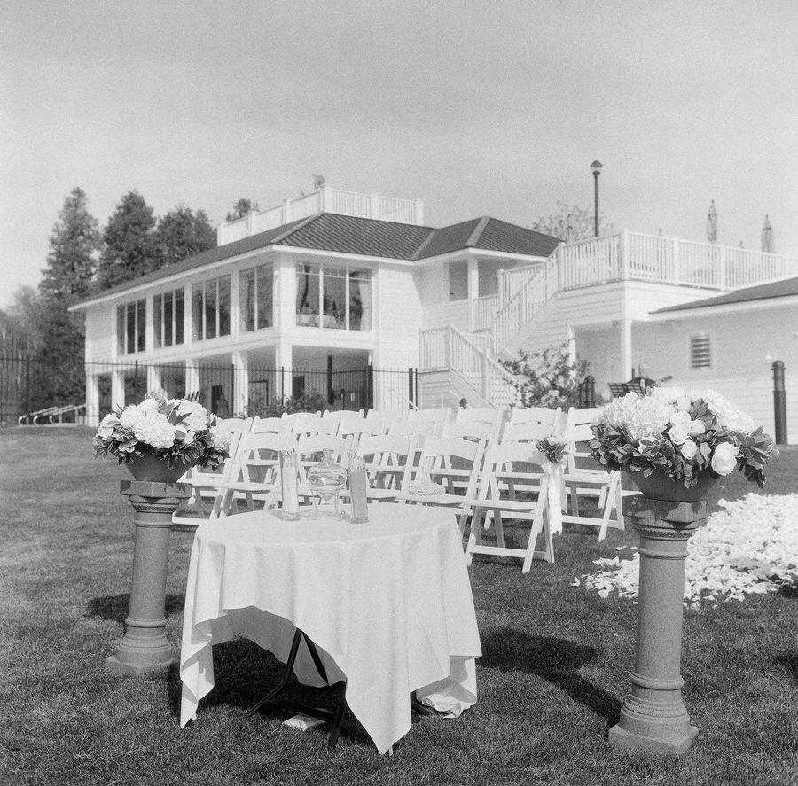 horseshoe bay beach club wedding ceremony