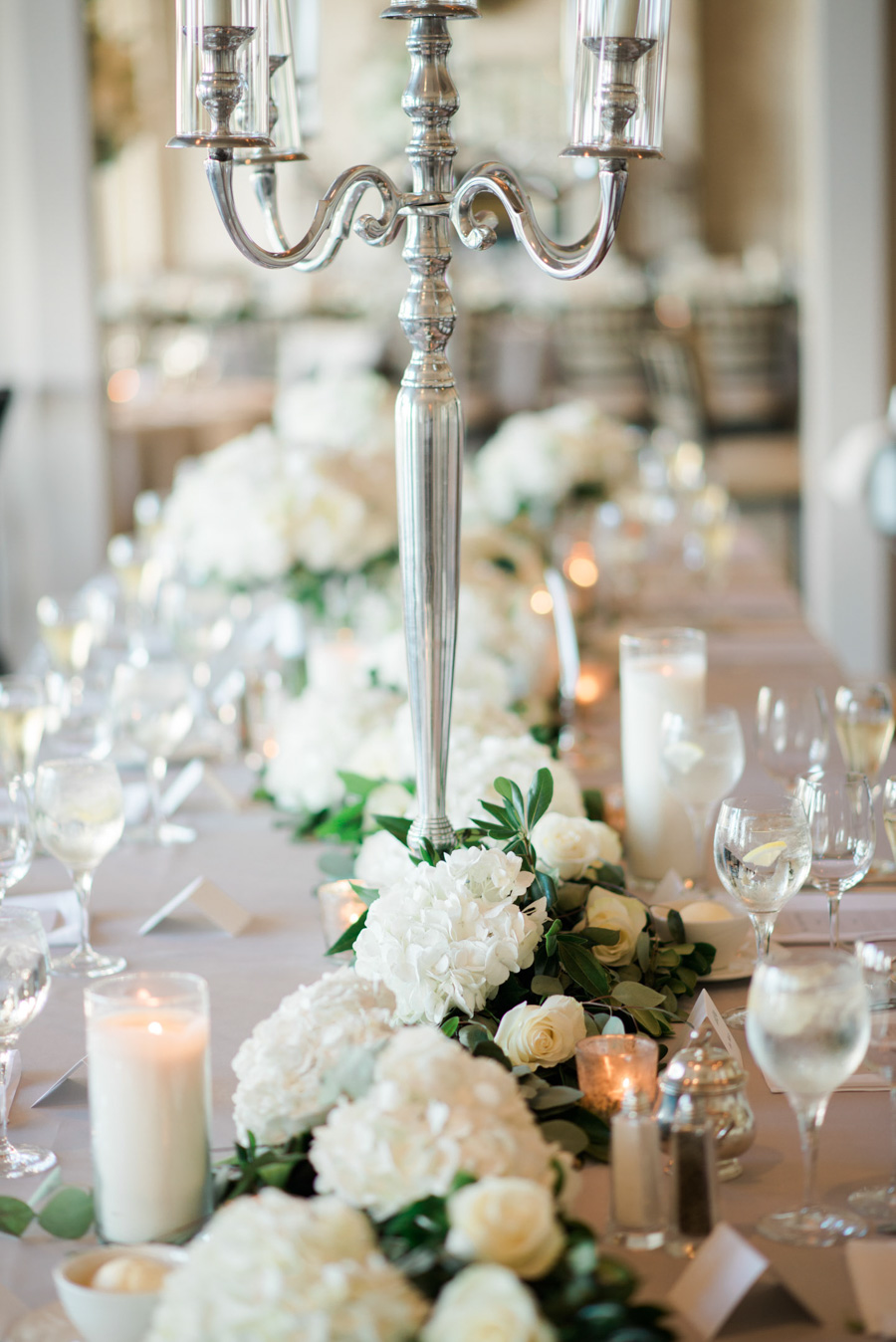 oneida country club wedding reception decor