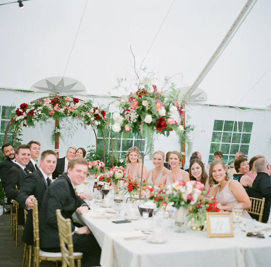 backyard wausau wedding reception