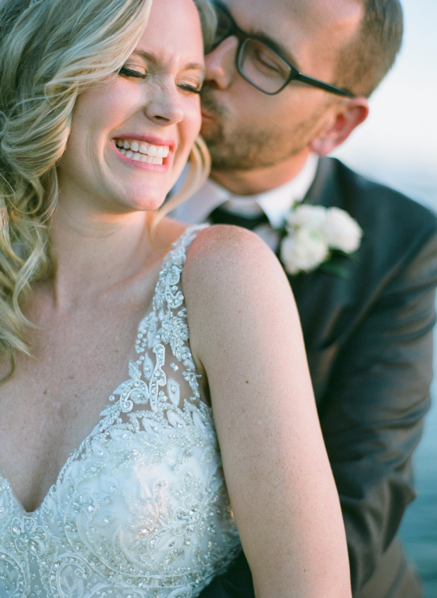 door county sunset wedding portraits in sister bay