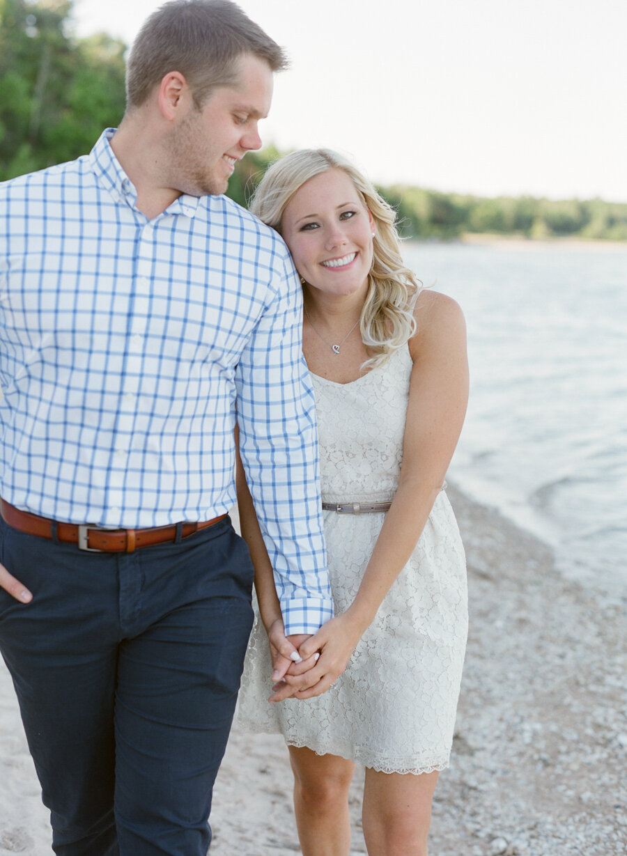 engagement session in door county