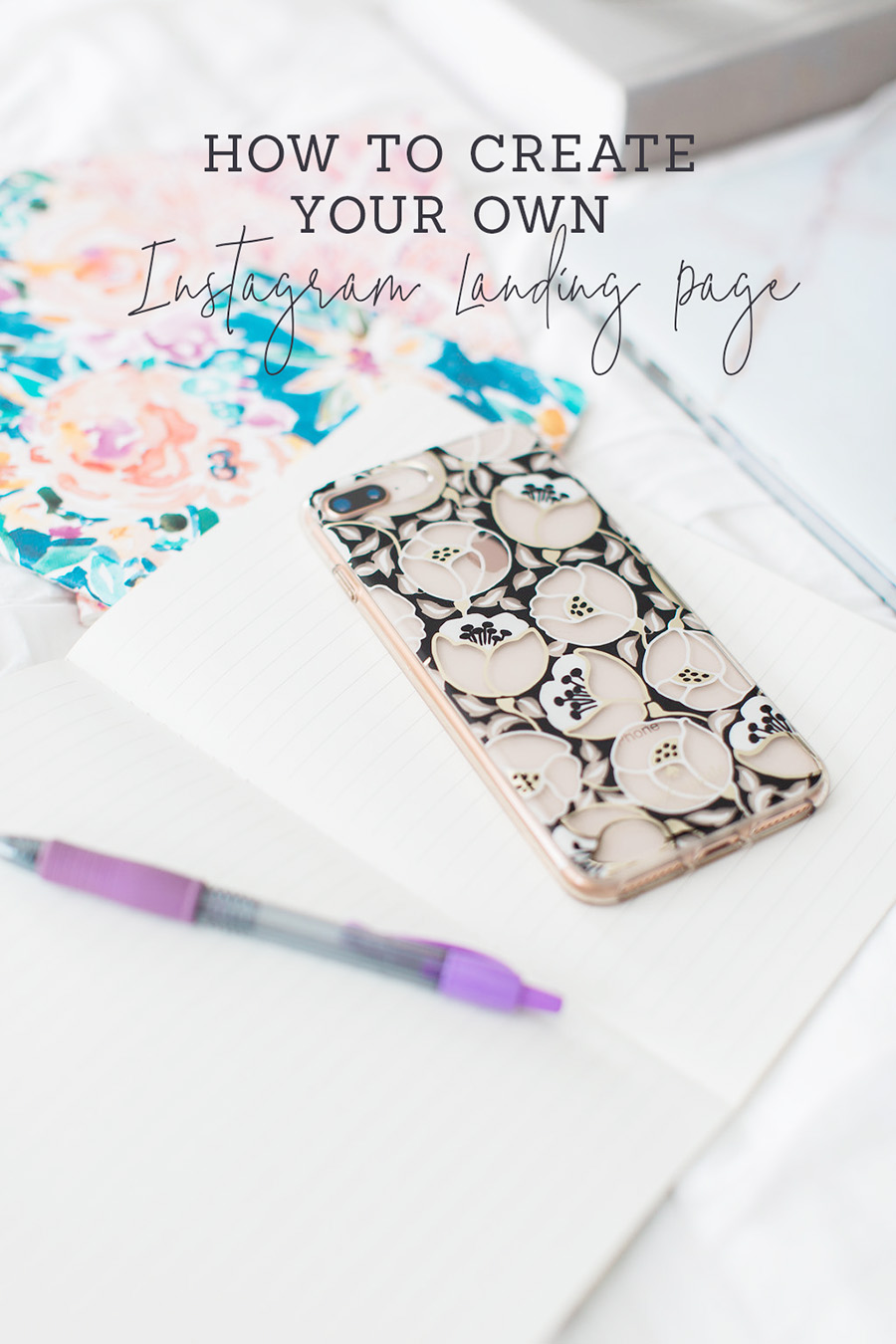 how to create instagram landing page