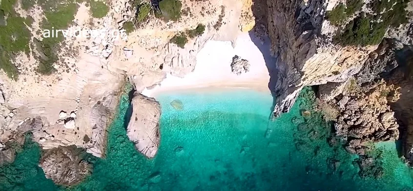 Amazing aerial footage presents Ikaria from a very different perspective!