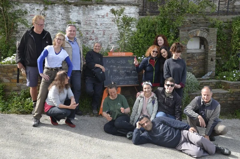 The "friends of Ikaria", volunteer-work vacation and trail marking on Ikaria