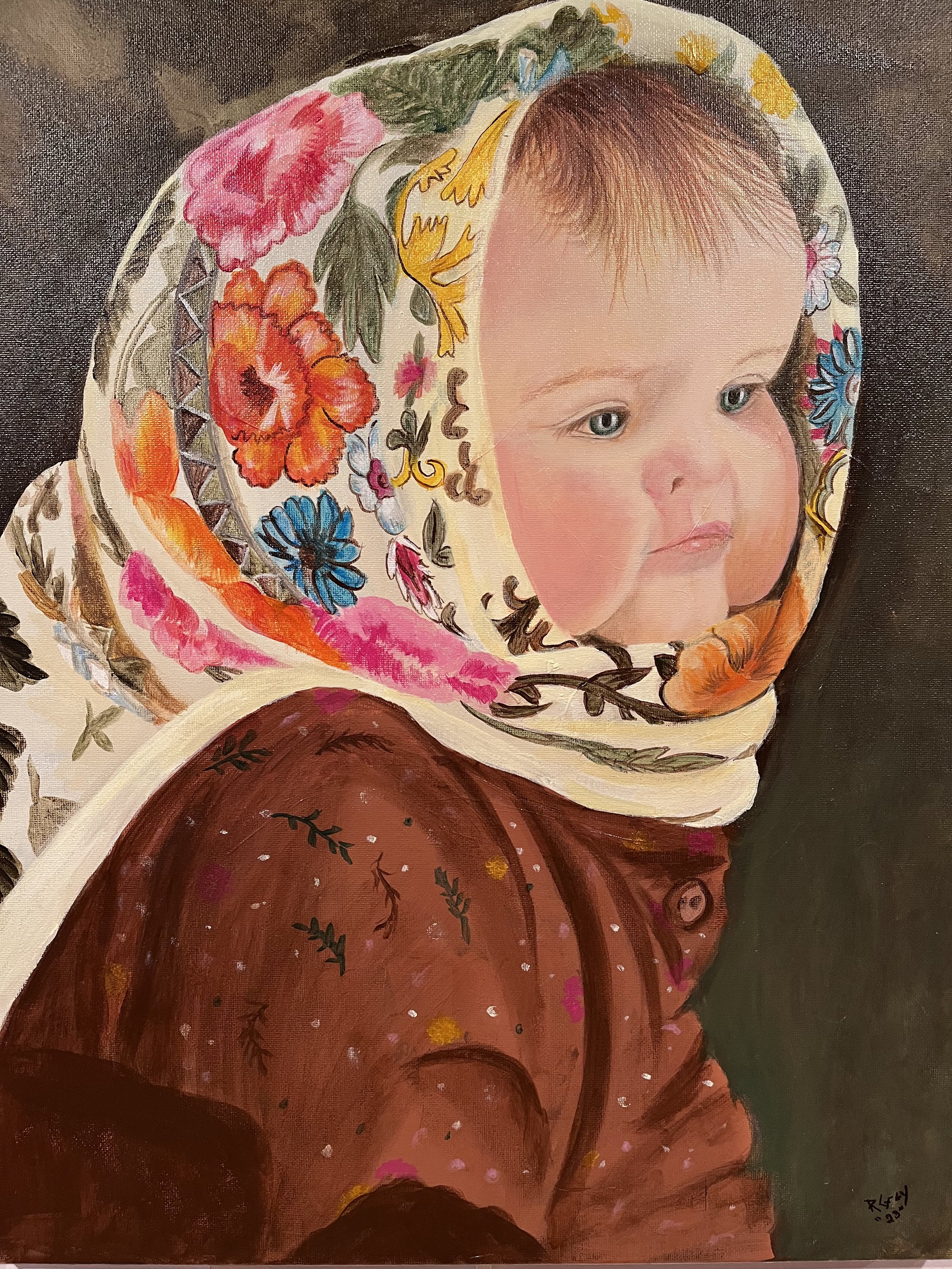 Child, Acrylic by Roberta Gray D&E student.jpg