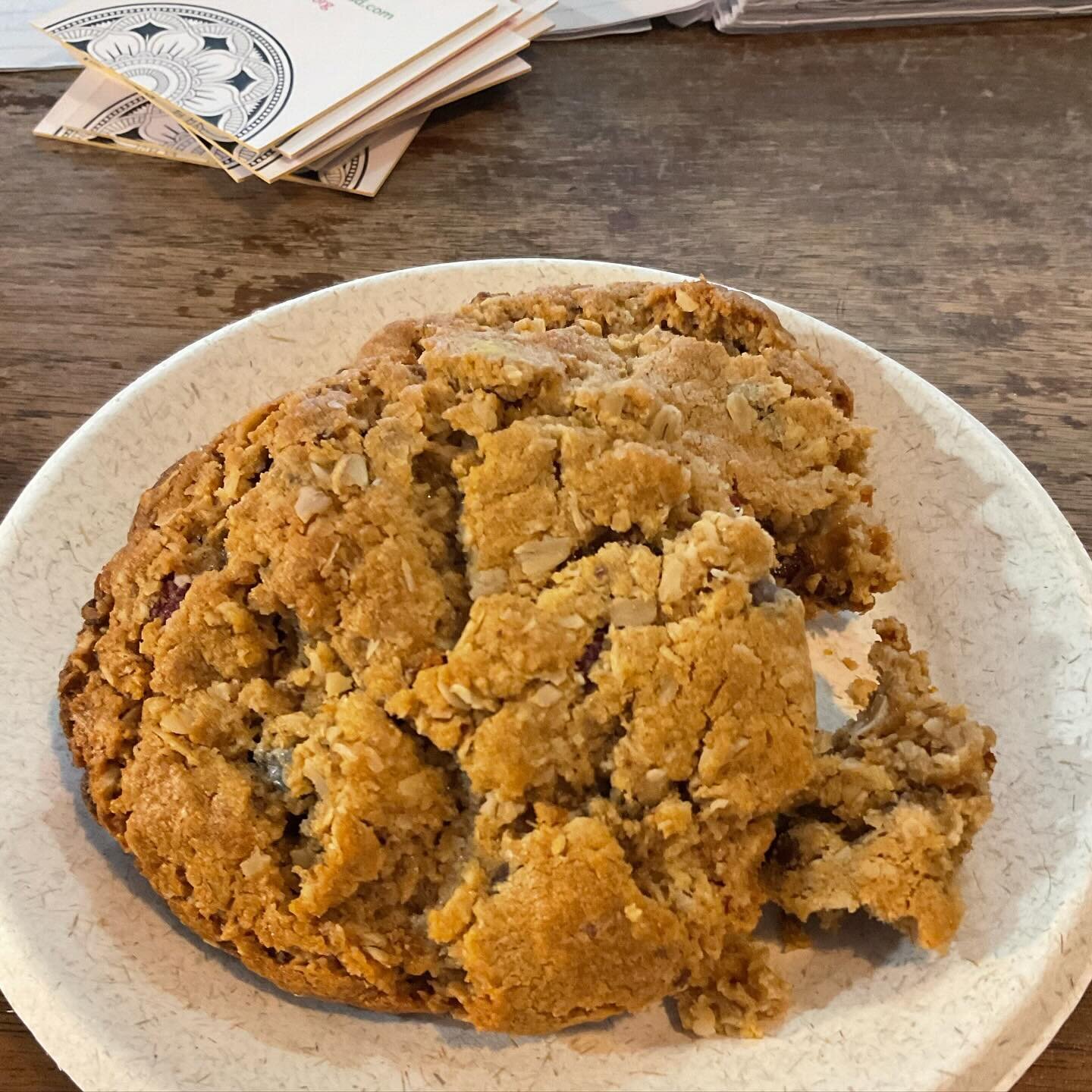 YUM! Food art prepared by After School Art kids and art instructor Emilee. Monster Cookies!! #gf #monstercookies in celebration of 🤍day cookie art! Emilee toured the Davis &amp; Elkins Student Art Exhibit and Kevin Woodcocks Penpoctura Revisited sol