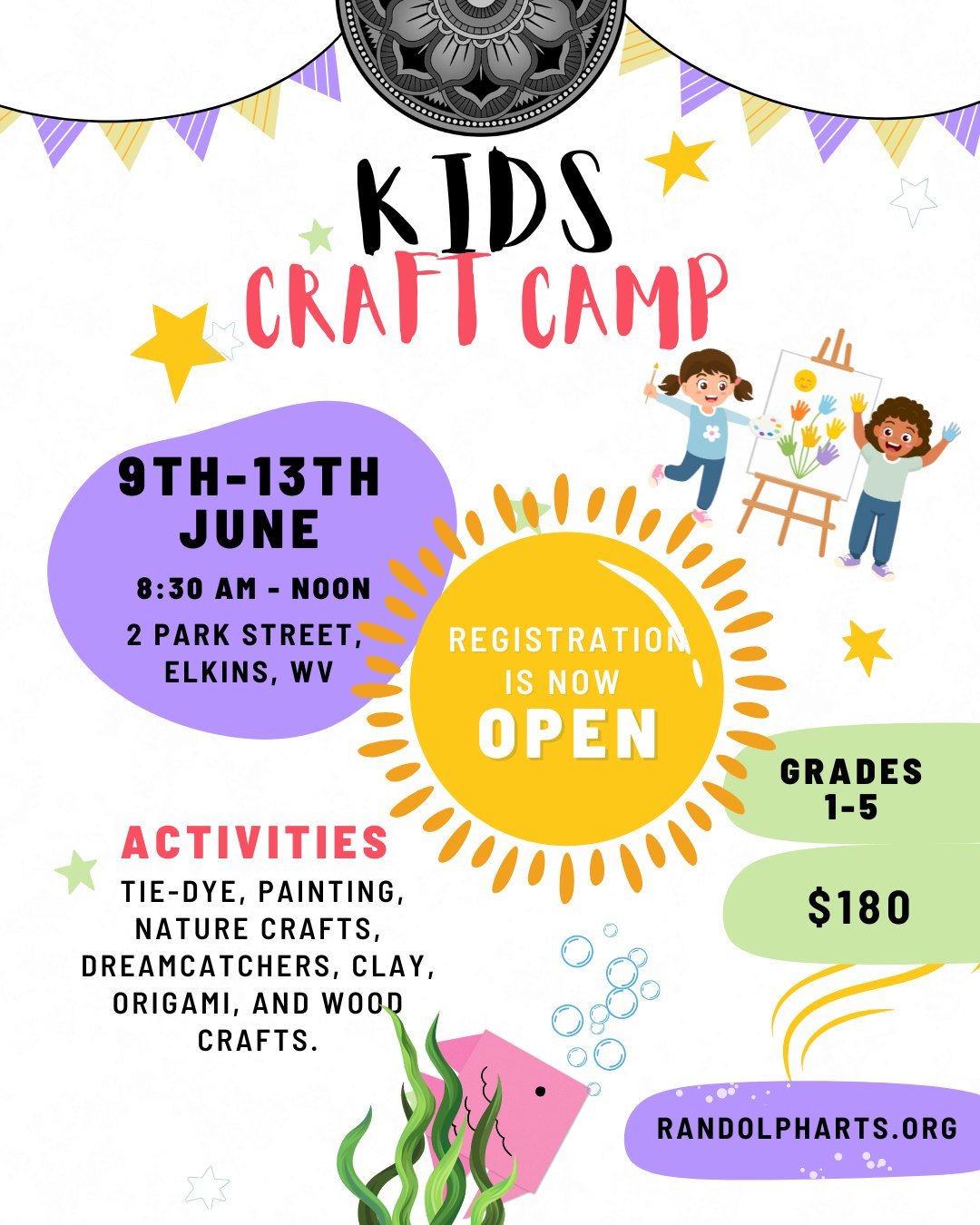 👀 Looking for a summer camp JAM PACKED with exciting activities every day?
Look no further! 😉 Our Kids Craft Camp with instructor @paulakaufmandesigns is just the place for your kiddo.
🎨 Students will be exploring, learning, and having fun with