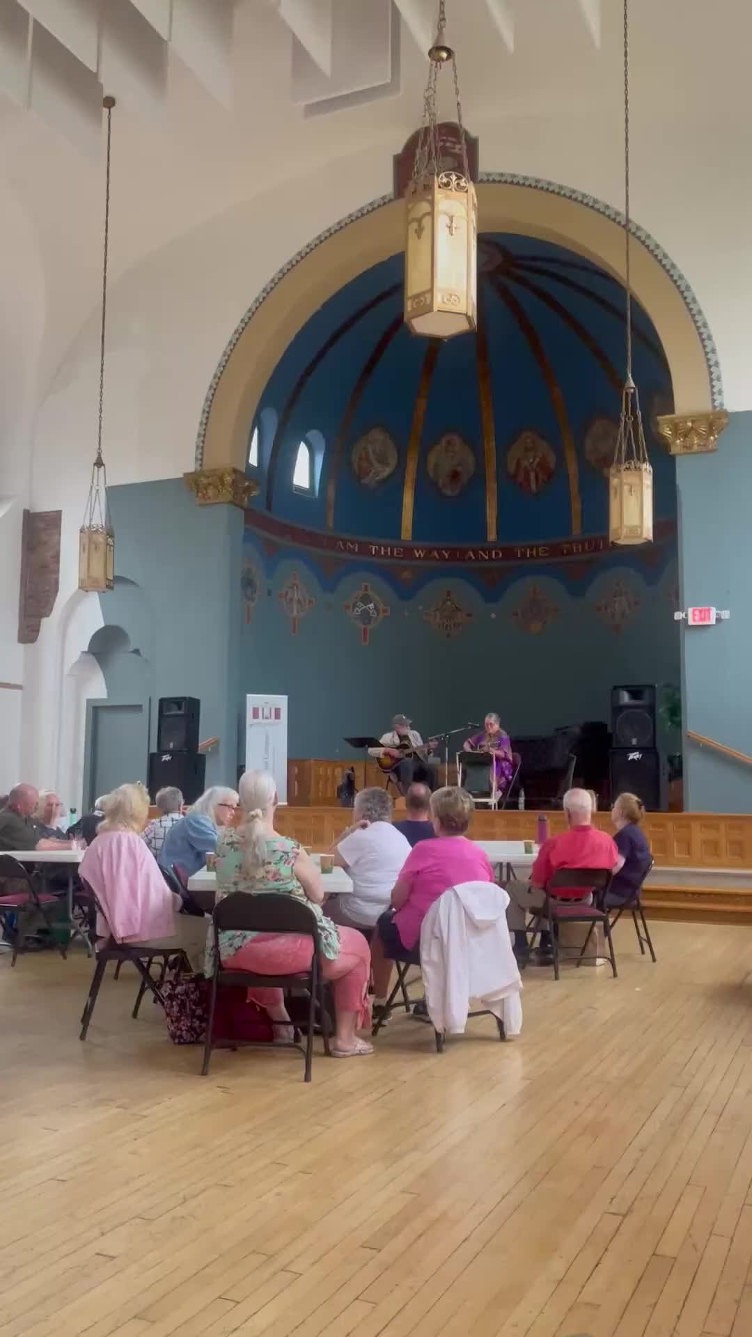 🎶 🤩 Living like the Romans: Lunch & a Show! 🎶 🤩
Our June Brown Bag was a blast! Thank you to everyone who ventured out in the rain to enjoy The Ginsangers performance! Thanks Connie & Dave for joining our concert series; we look forward