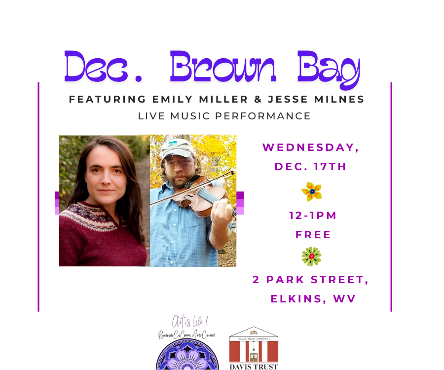 December Brown Bag Concert- Emily Miller & Jesse Milnes
