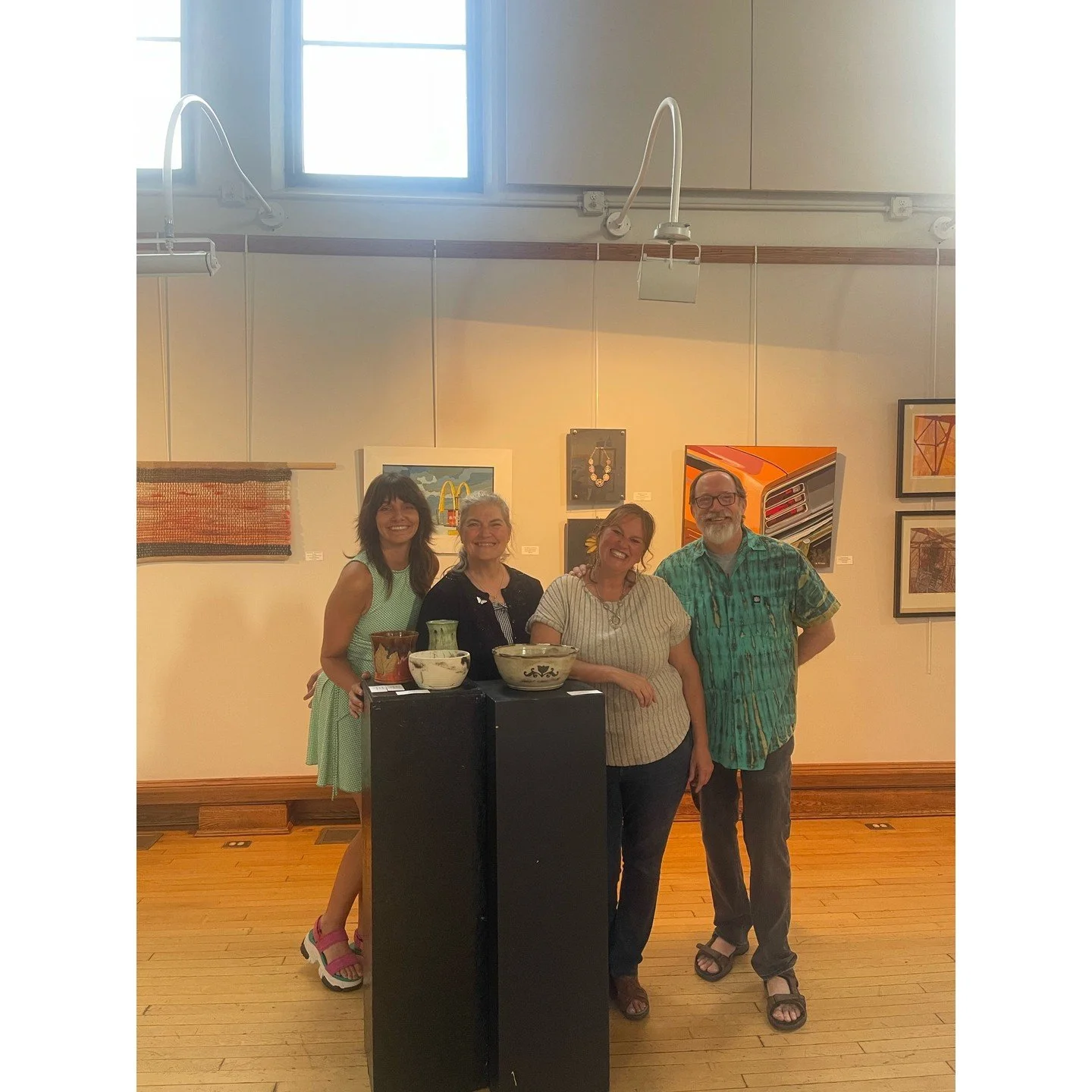 🤩🥳Last Friday night was an absolute dream 🤩🥳
Thank you to everyone who came out to celebrate the opening of the latest exhibitions at the Arts Center! We love seeing our community come together to support the arts of Elkins. Thank you to everyon