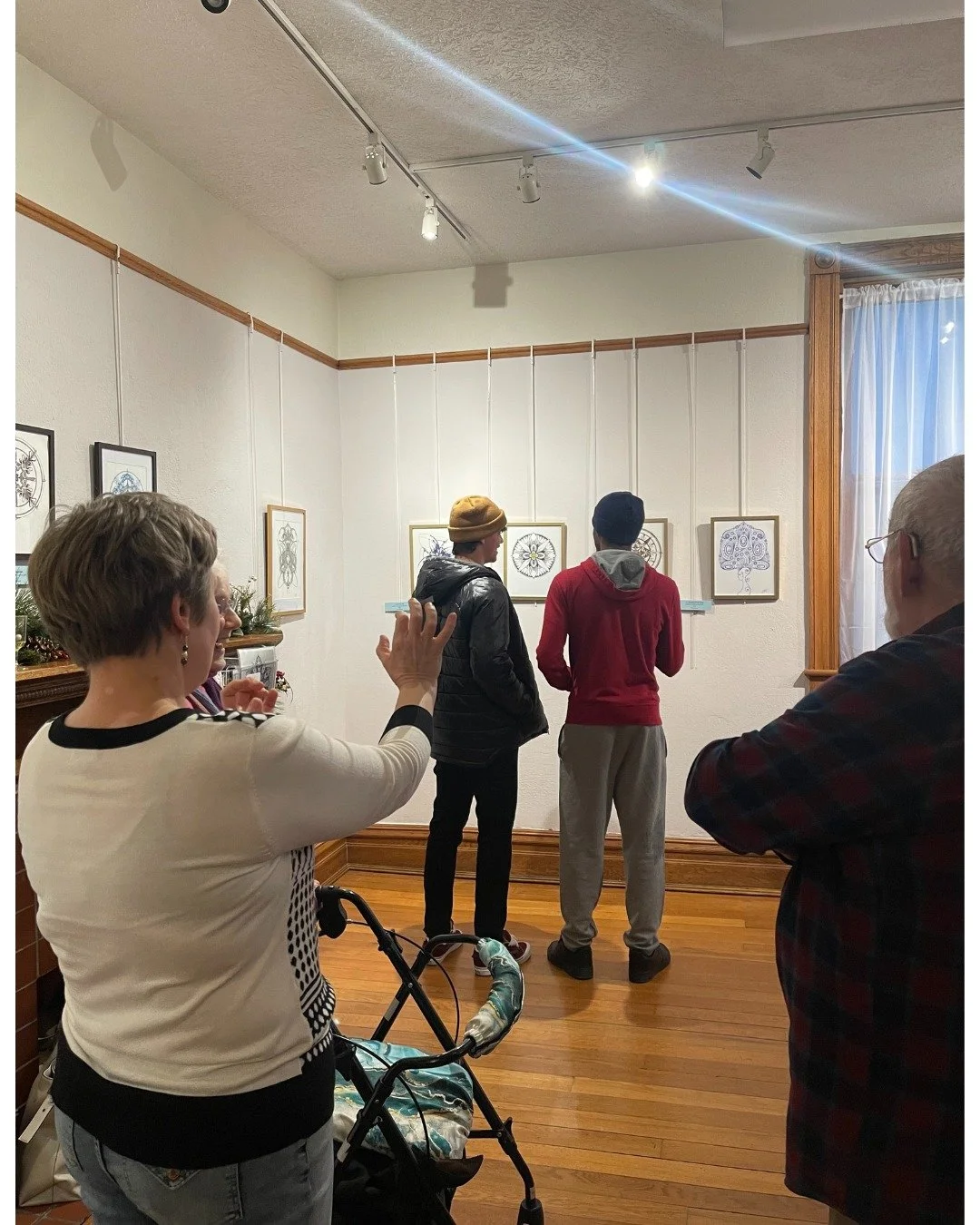 ❄️ 🖼️ Our Winter exhibitions are officially open! ❄️ 🖼️ 

 We had a wonderful time celebrating the opening(s) with our community! Your support makes these events possible and makes them all-the-more special😊 Thank you to everyone who lent a helpin