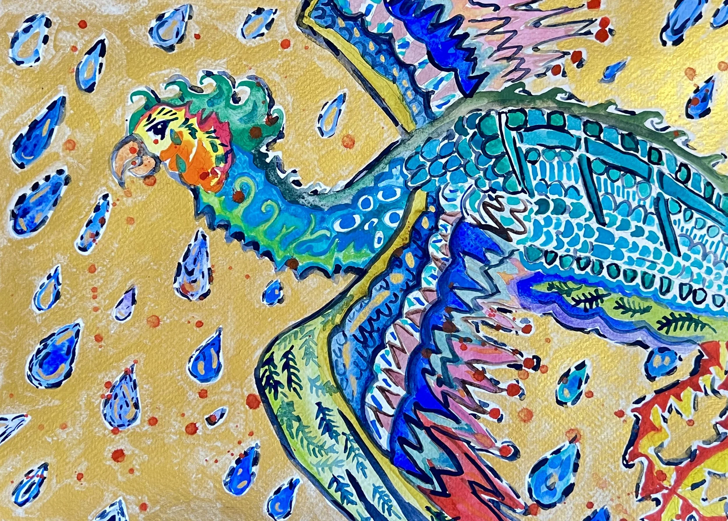 “Sky Guardian”, Watercolor