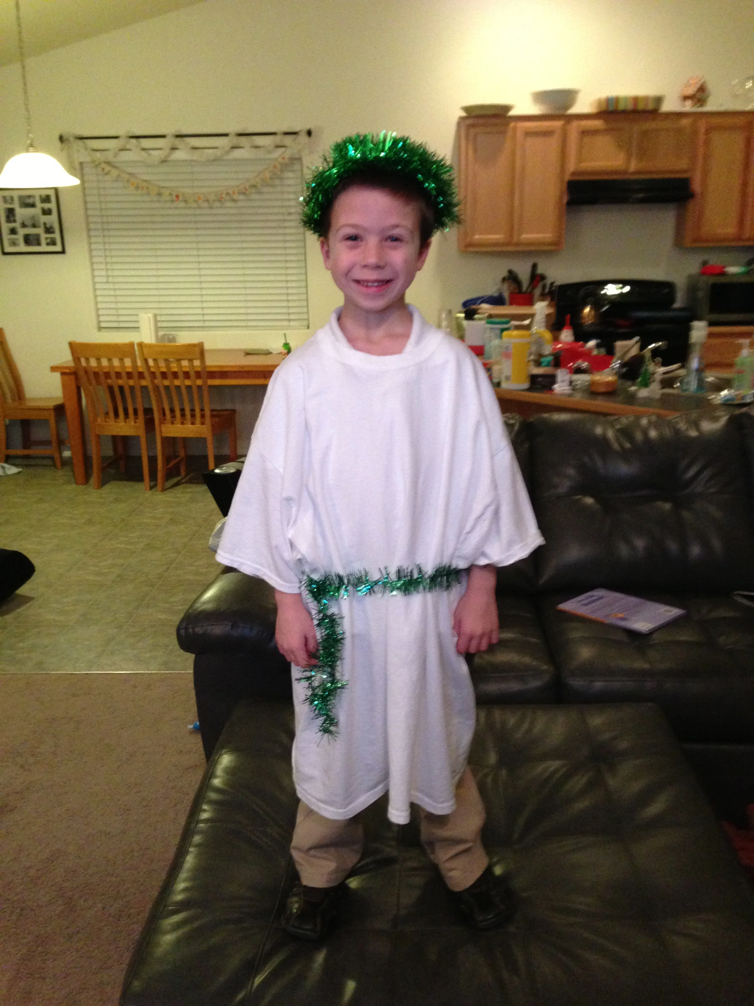 The boys before their Christmas concertAngel Liam
