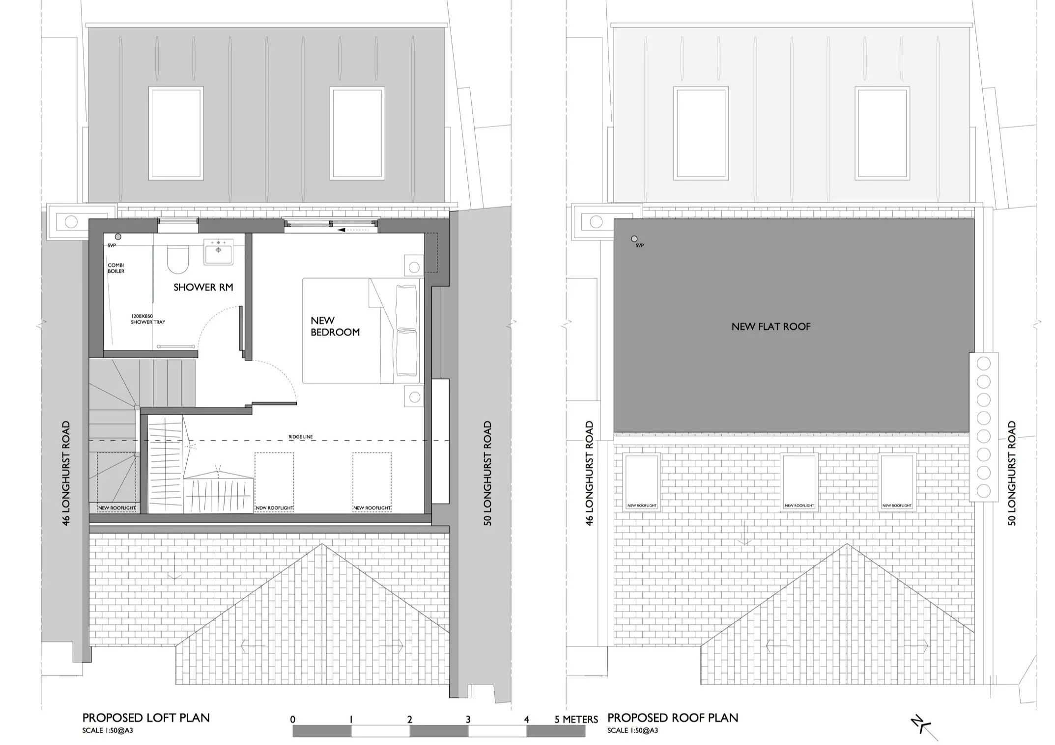 Plan of New Loft Extension 
