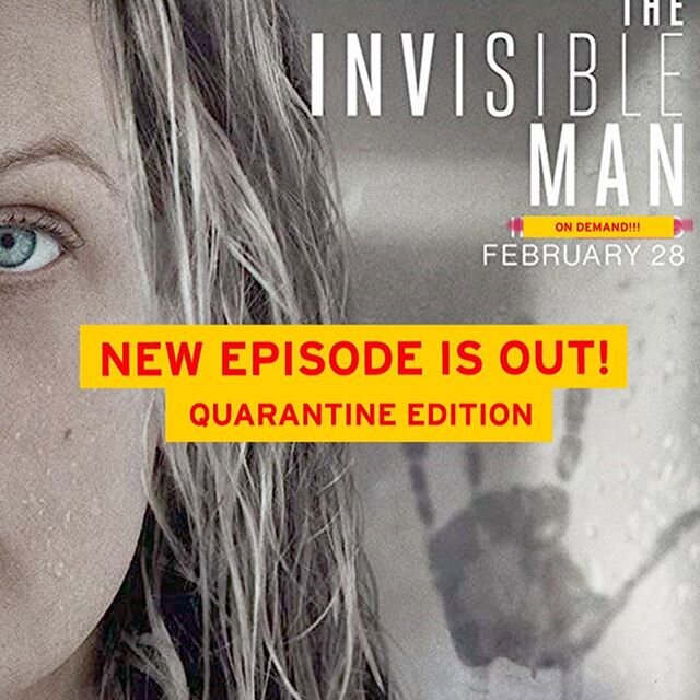 👻 🚨 New episode alert! We cover @theinvisiblemanmovie during #quarantine. 
Social distancing approved! 
#LinkinBio to listen, and make sure to #subscribe on @applepodcasts @spotify @googleplaymusic @stitcherpodcasts @amazonmusic #moviepodcast #eliz