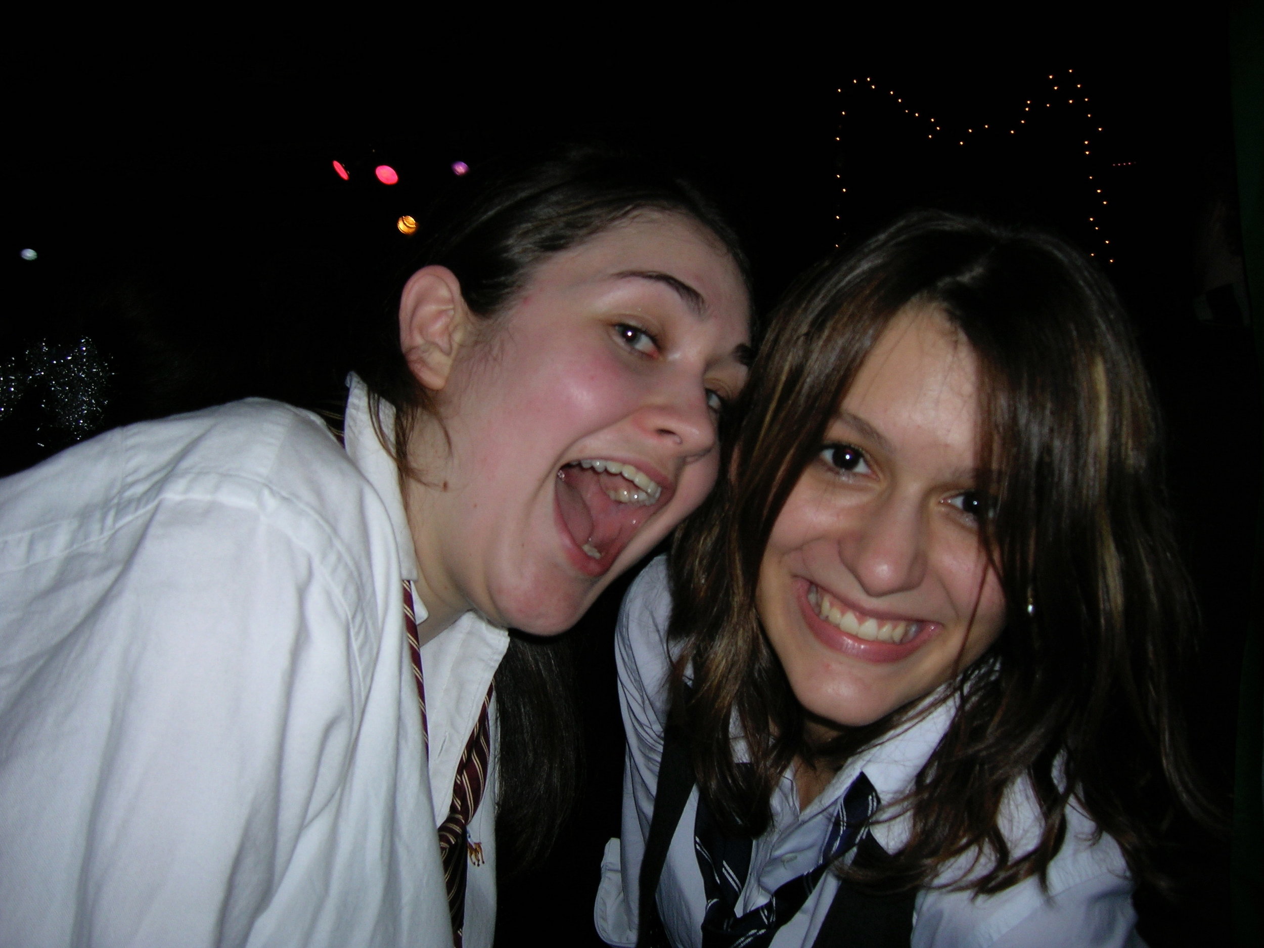Anna and me at the Yule Ball in Philadelphia. (Full disclosure: though I was wearing a Ravenclaw tie, I have been sorted into Hufflepuff. Twice.)