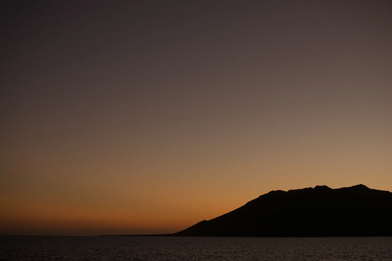 Sunset over Bahia Santa Maria