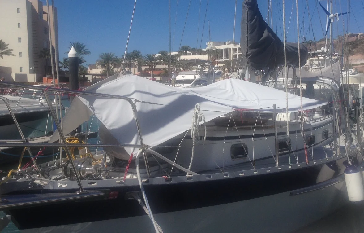 New awning, drops the heat down nicely. 