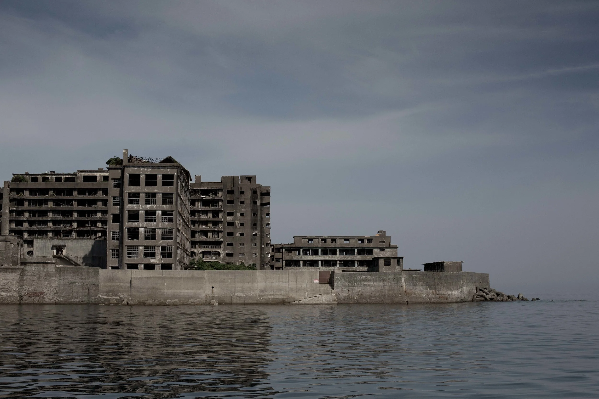 We motored past Hashima Island on our way from Nomo Ko to Nagaski.