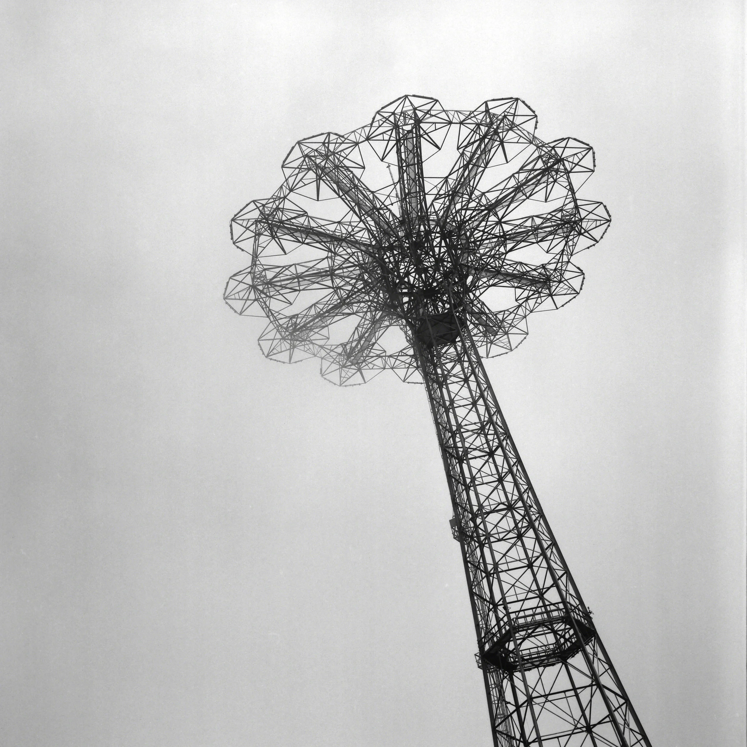 Parachute Jump Coney Island, 2012 B&amp;W 120 Film Rolleicord