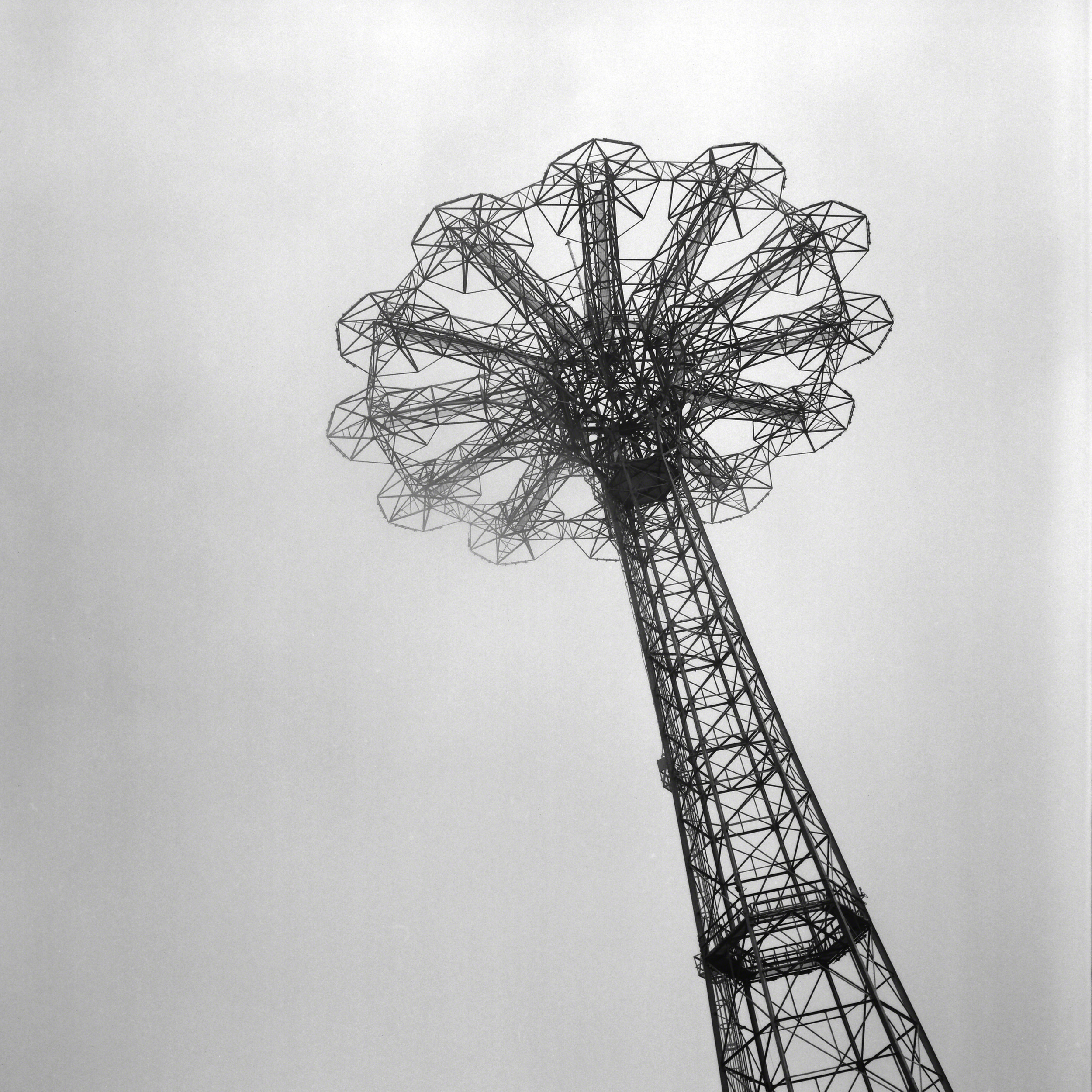Parachute Jump Coney Island, 2012 B&W 120 Film Rolleicord