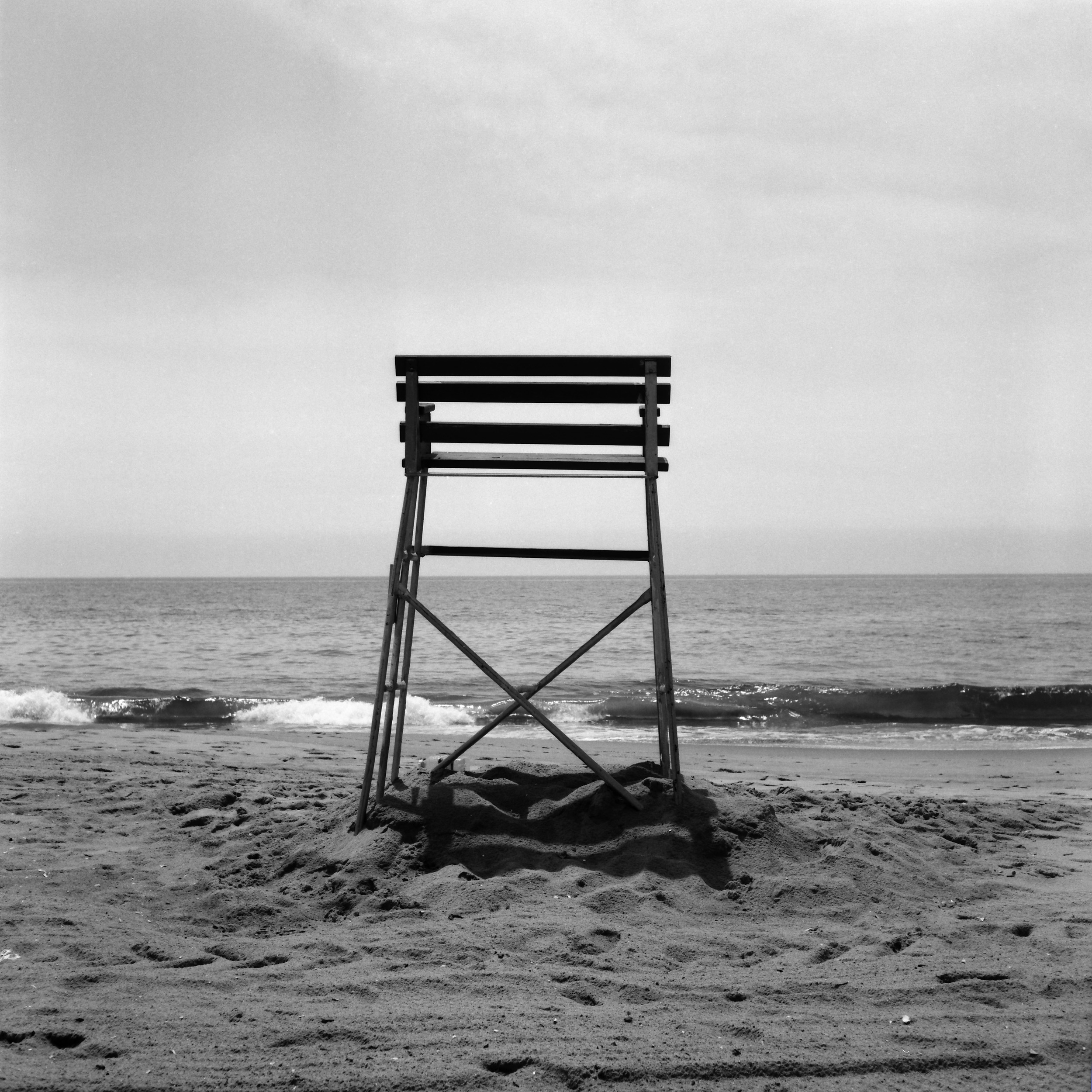 Lifeguard Seat 2012 B&W 120 film Rolleicord