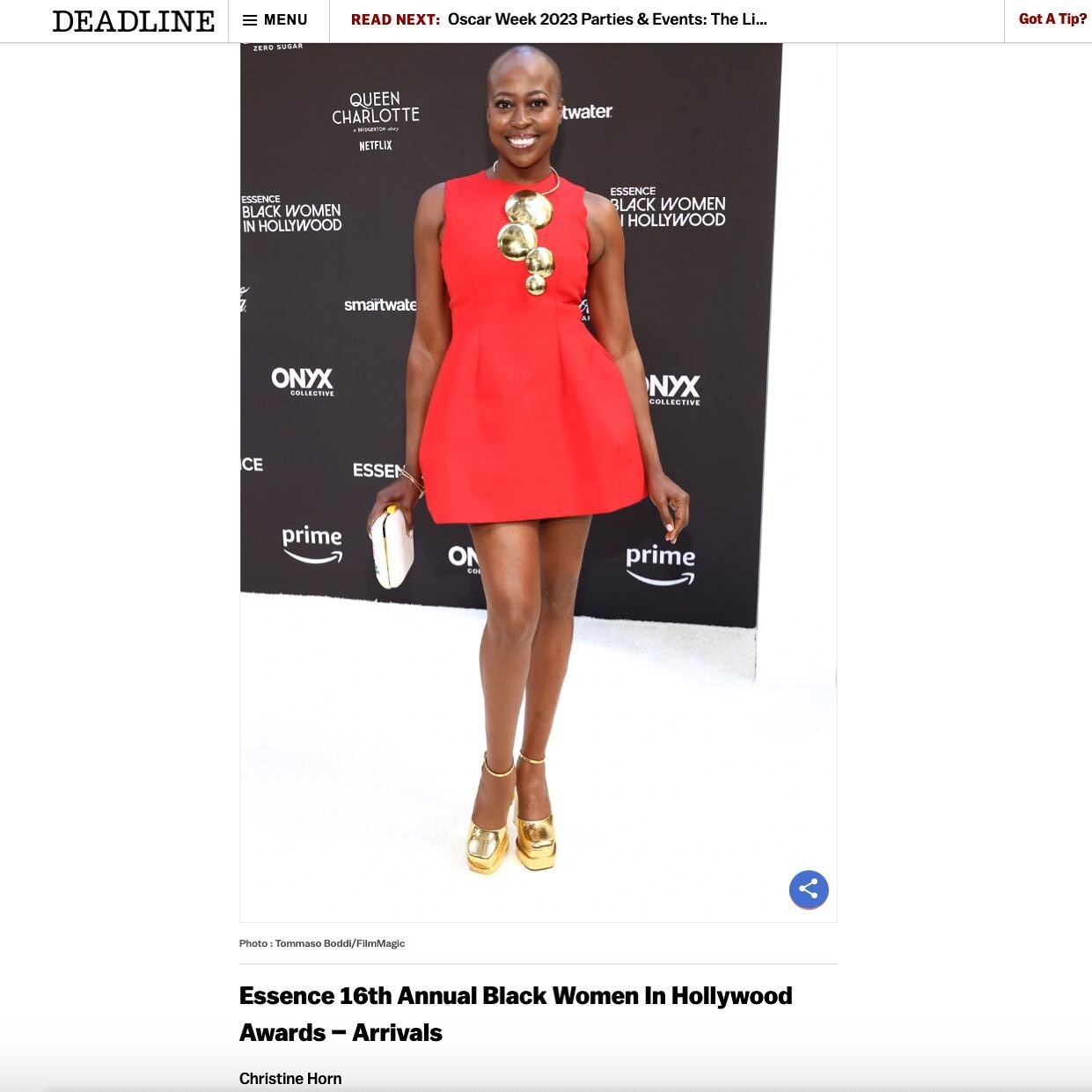 @actresschristinehorn at the Essence 16th Annual Black Women in Hollywood Awards event @essence