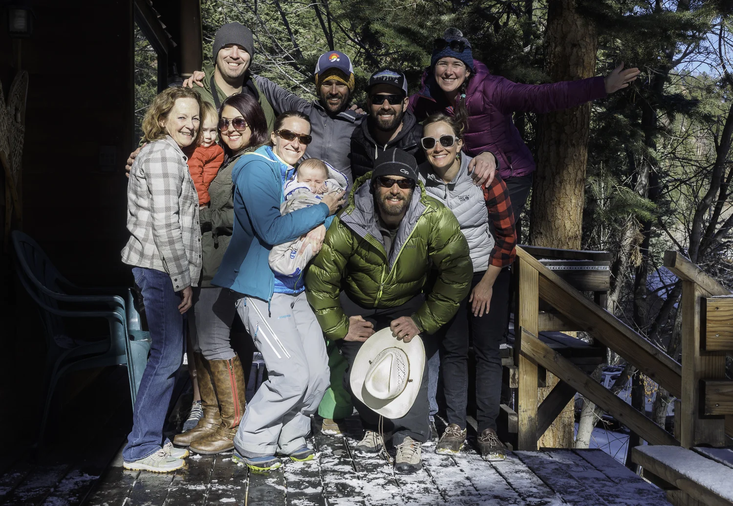 The Crew! Mikey, me, Drew, Lynn, Grammy Diane, Liam, Nicky, Kristin, Declan, Todd, Sara Beth