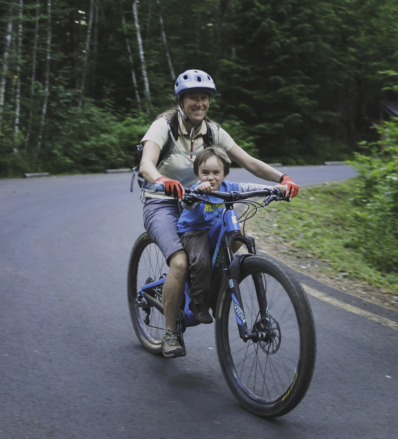 Riding Big Bikes - Sandy Ridge Trail System - OR