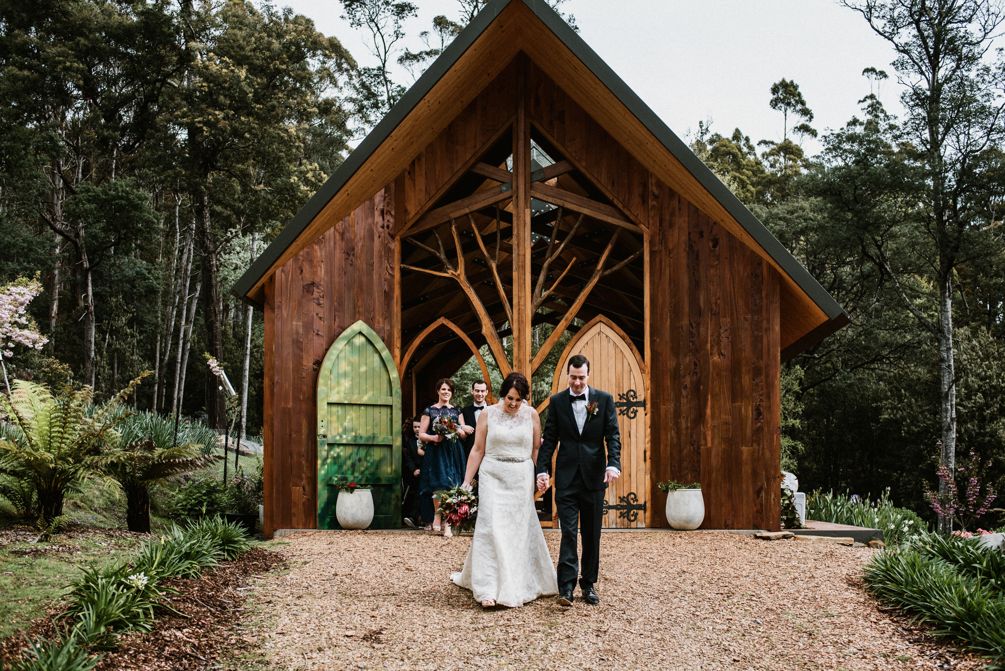wedding at lalla flower farm, lillydale tasmania