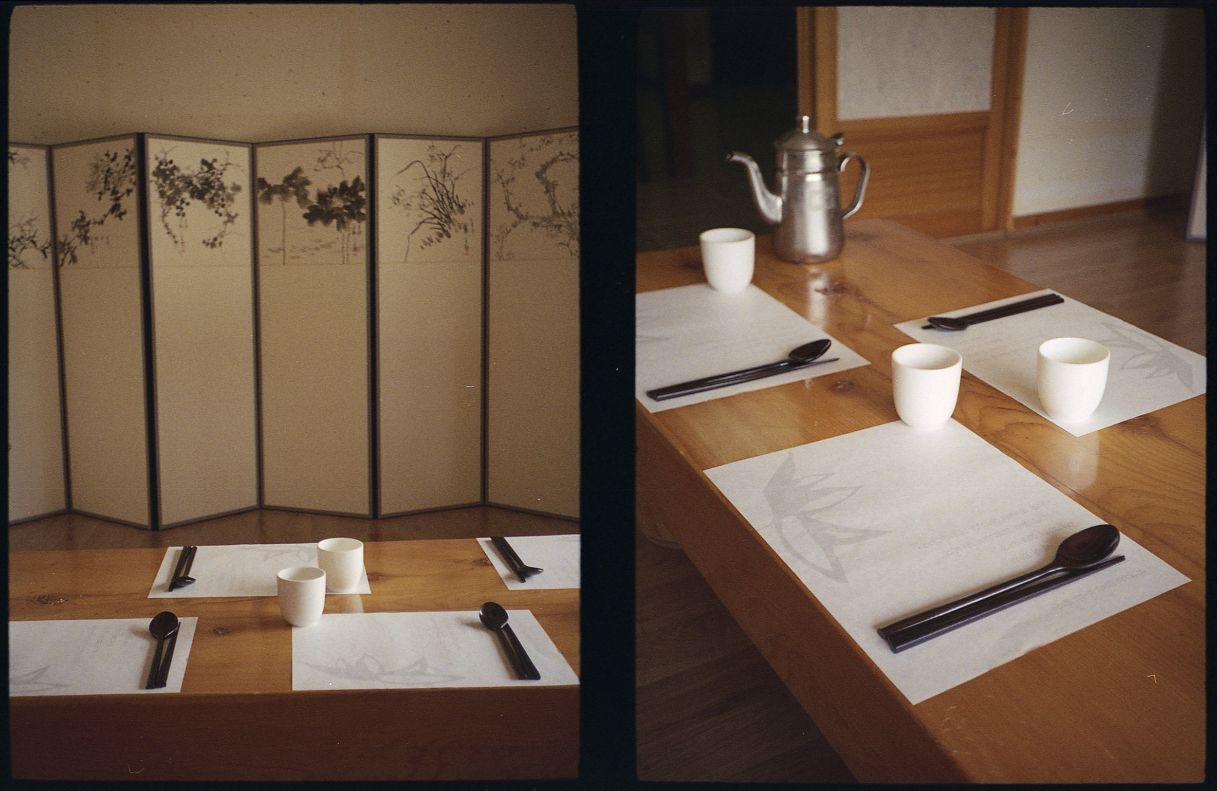 Place Settings at Temple