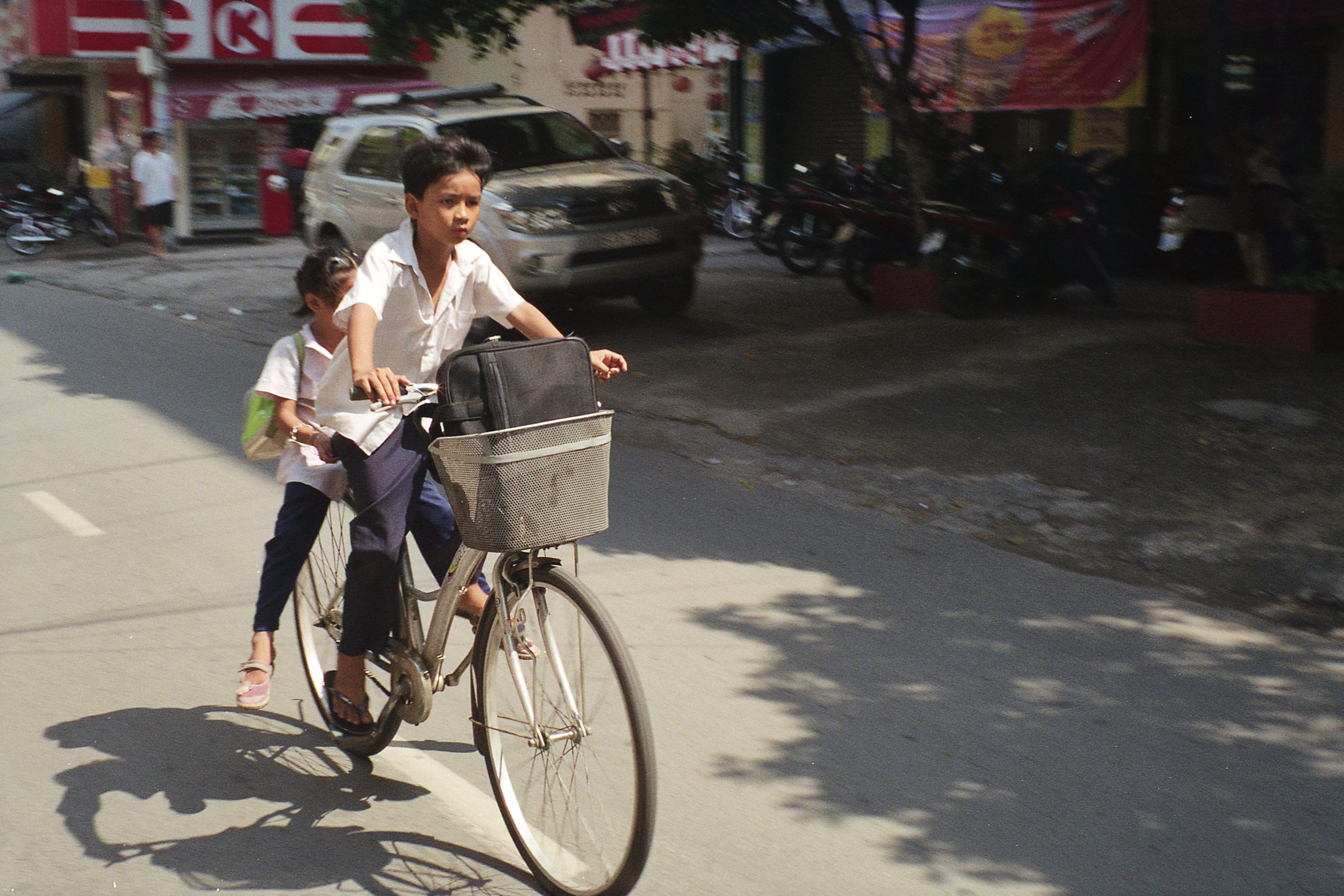 Two Kids on Bike